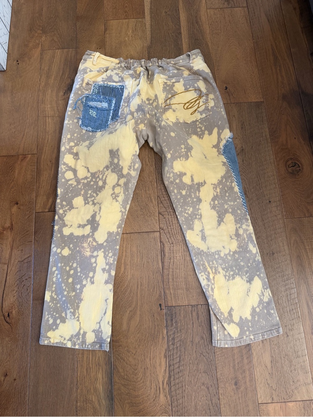 Eyes on You Patchwork Jeans by Jaded Gypsy size L/XL - Picture 2 of 2